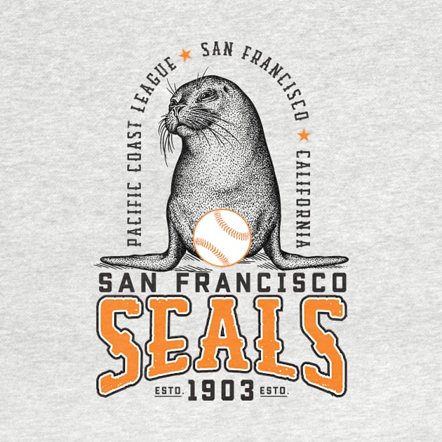 San Francisco Seals by MindsparkCreative